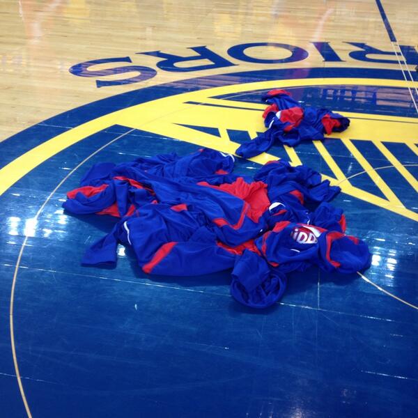 Clippers warm ups