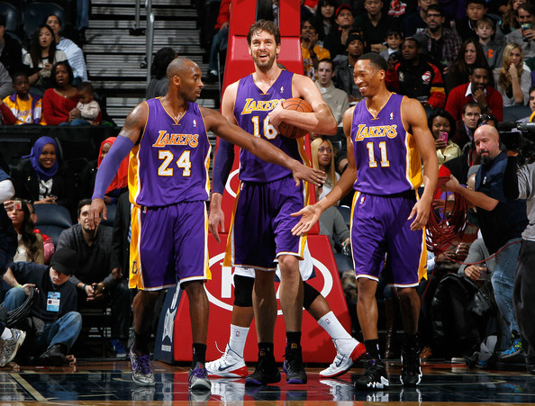 Kobe Bryant and Wesley Johnson