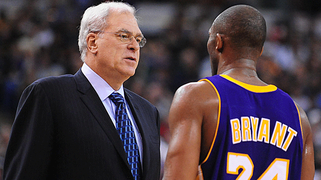 Phil Jackson and Kobe Bryant