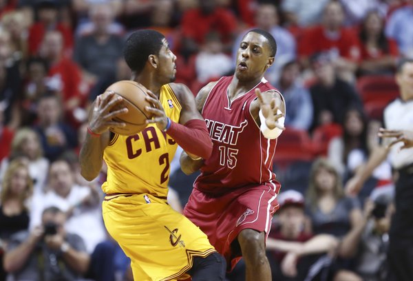 Kyrie Irving and Mario Chalmers