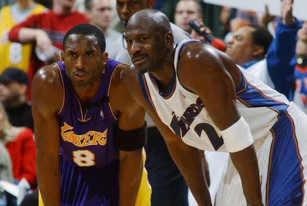 Kobe Bryant and Michael Jordan