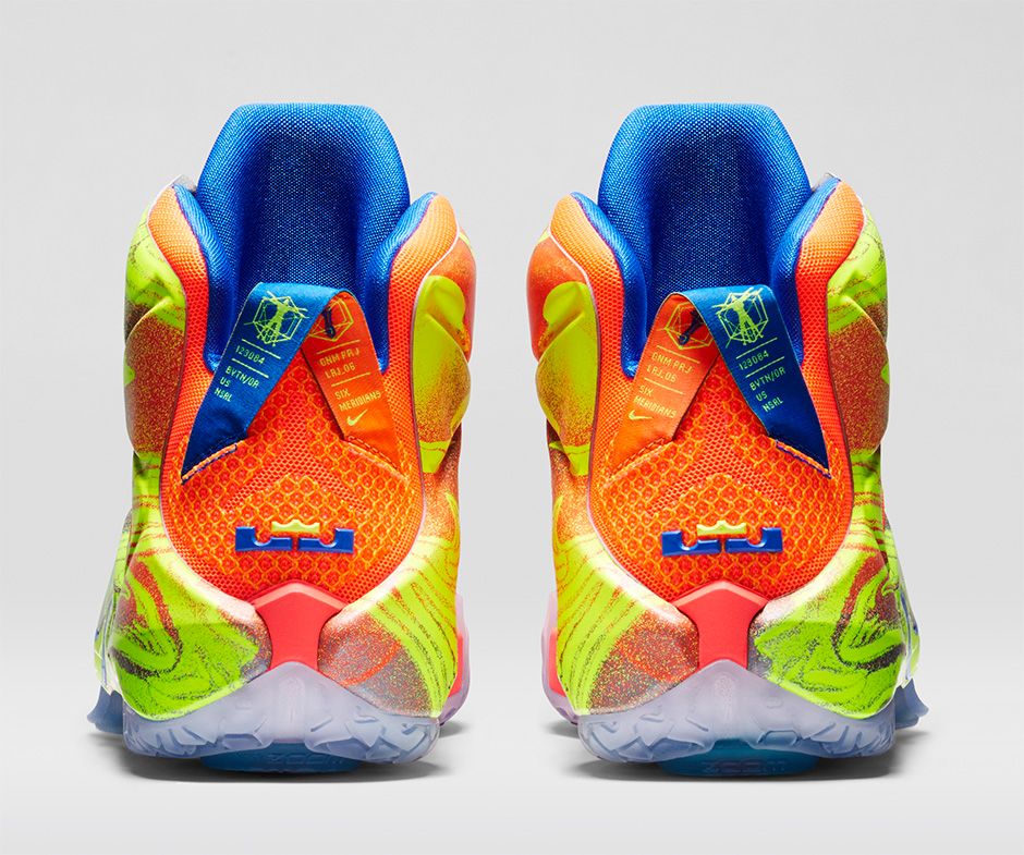 Nike LeBron 12 'Six Meridians'