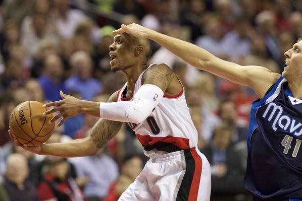 Damian Lillard and Dirk Nowitzki