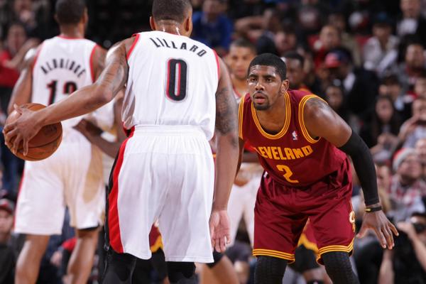Damian Lillard and Kyrie Irving 