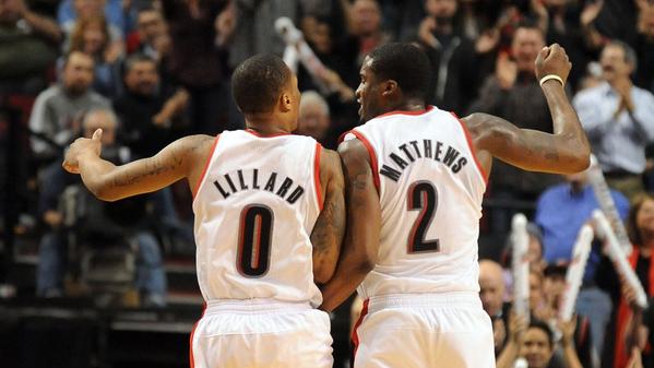 Damian Lillard and Wesley Matthews