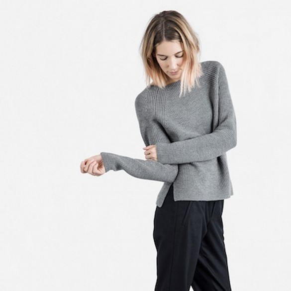 chunky knit collection by Everlane