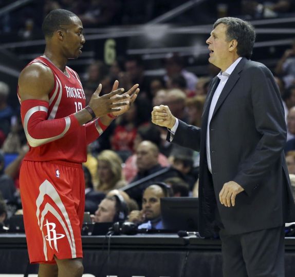Dwight Howard and Kevin McHale