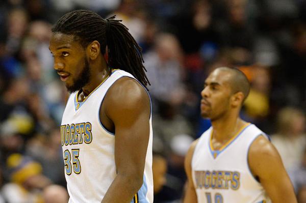 Kenneth Faried and Aaron Afflalo