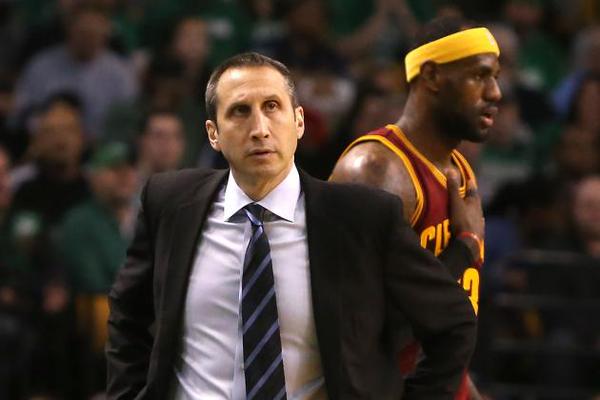 David Blatt and LeBron James