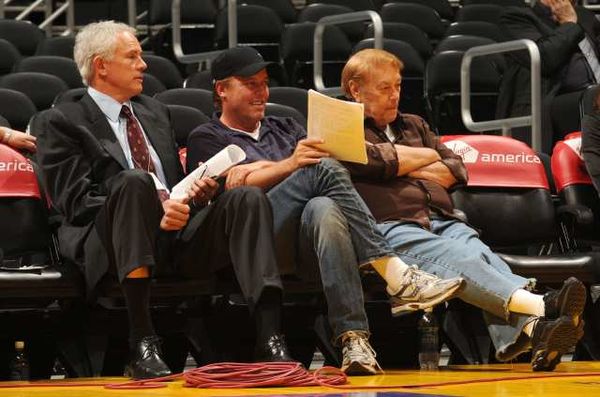 Mitch Kupchak, Jim Buss, and Jerry Buss