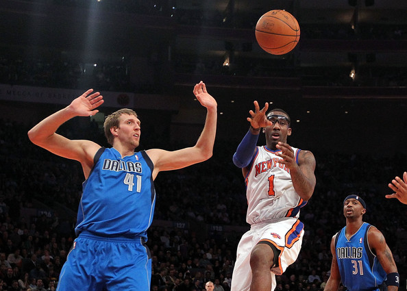 Dirk Nowitzki and Amar'e Stoudemire