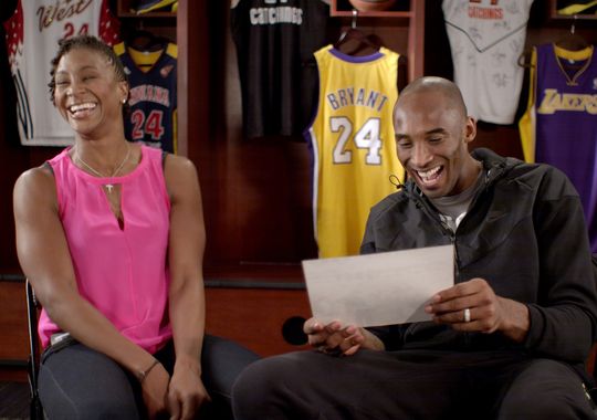 Kobe Bryant and Tamika Catchings