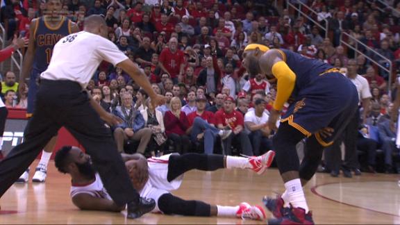 James Harden and LeBron James