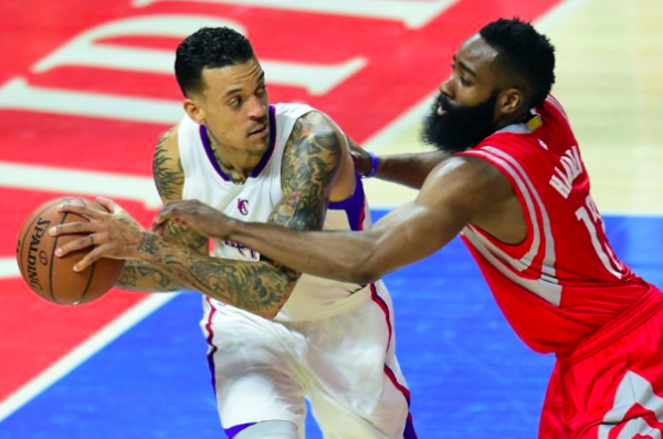 Matt Barnes and James Harden