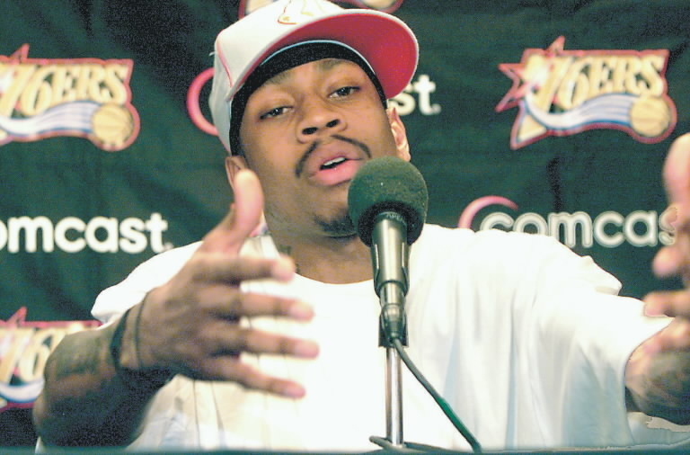 Allen Iverson gave an all-time drunk interview at last night's 76ers game, This is the Loop