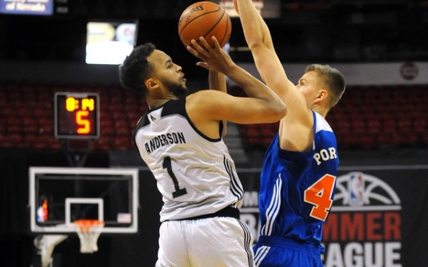 Kyle Anderson leads the Spurs in Vegas. (USATSI)