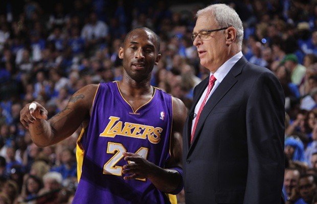 Kobe Bryant and Phil Jackson