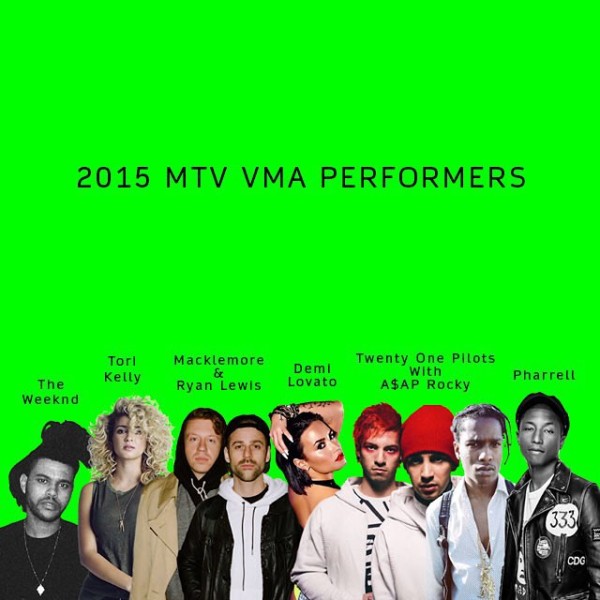 2015 MTV VMAs performers