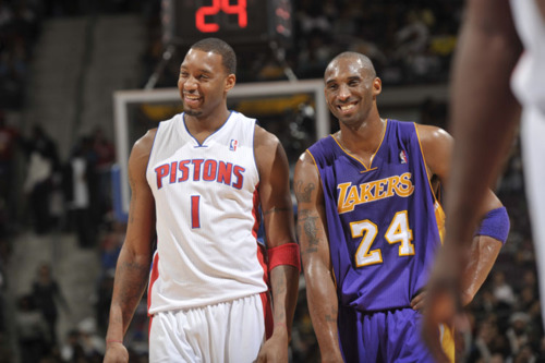 Tracy McGrady and Kobe Bryant