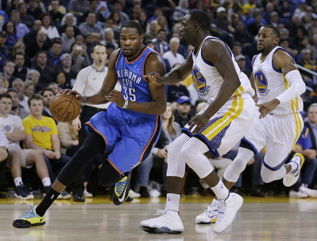 Kevin Durant and Draymond Green