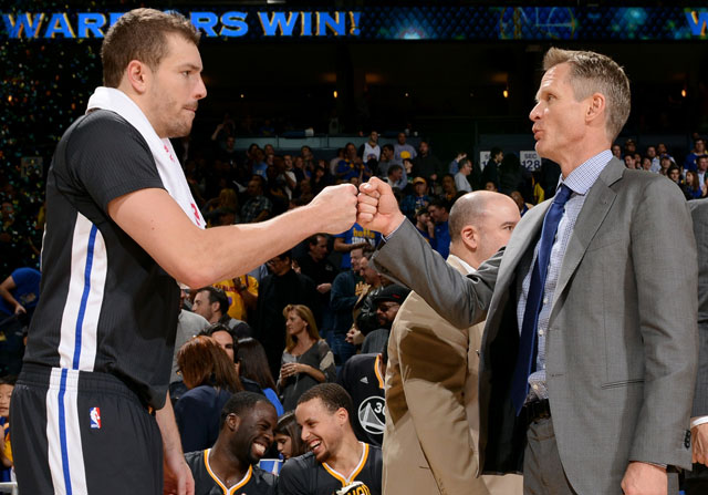 David Lee and Steve Kerr