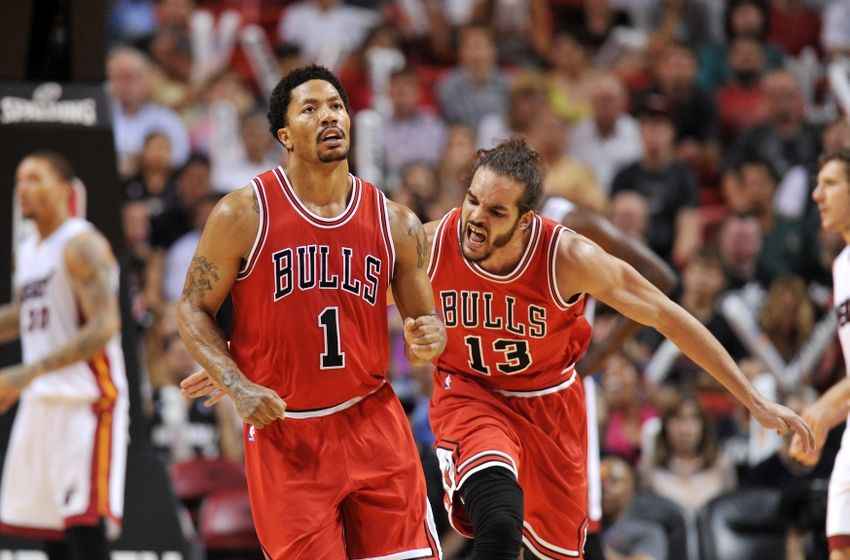 Derrick Rose and Joakim Noah