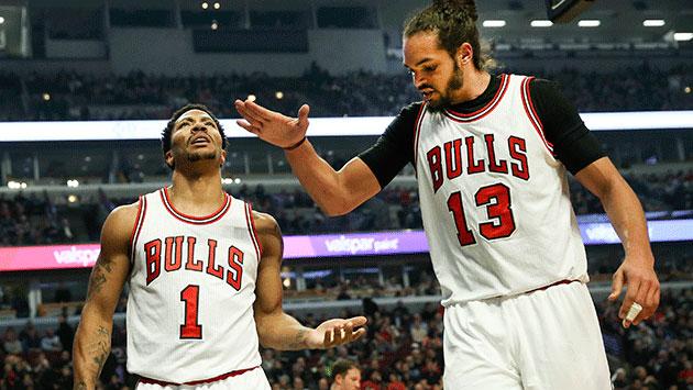 Derrick Rose and Joakim Noah