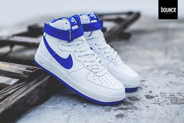 all blue air force ones high