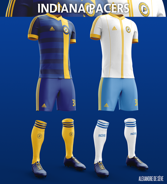 Indiana Pacers soccer jersey