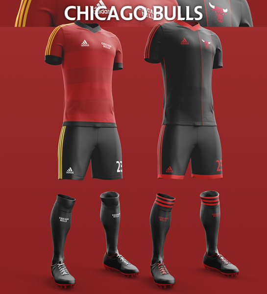 Chicago Bulls soccer jersey 