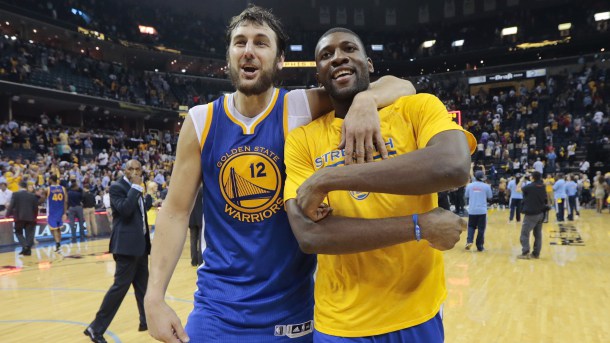 Andrew Bogut and Festus Ezeli