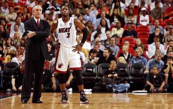 Pat Riley & Dwyane Wade - Doug Benc/Getty Images