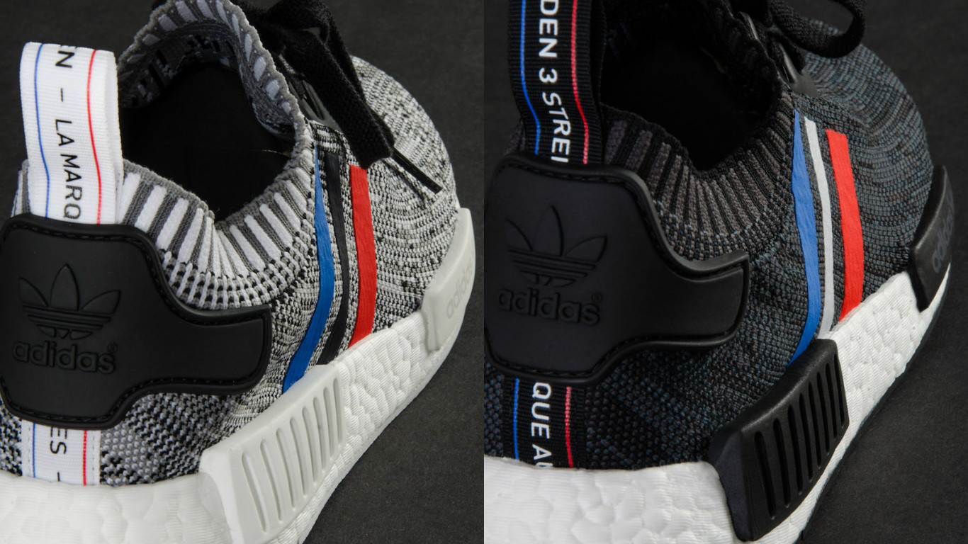 Nmd primeknit best sale tri color