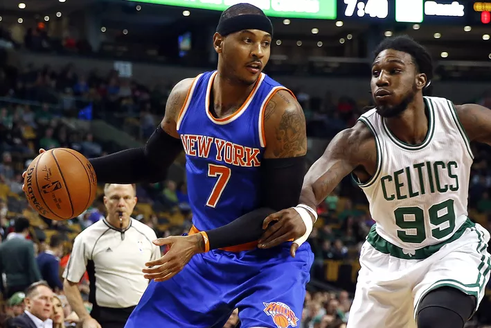 Carmelo Anthony and Jae Crowder