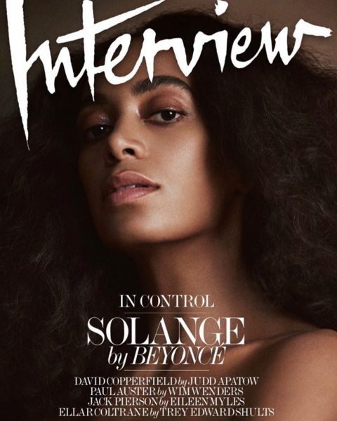 Solange Interview Magazine Cover