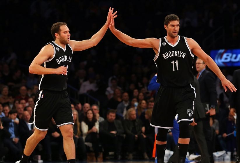 Bojan Bogdanovic and Brook Lopez