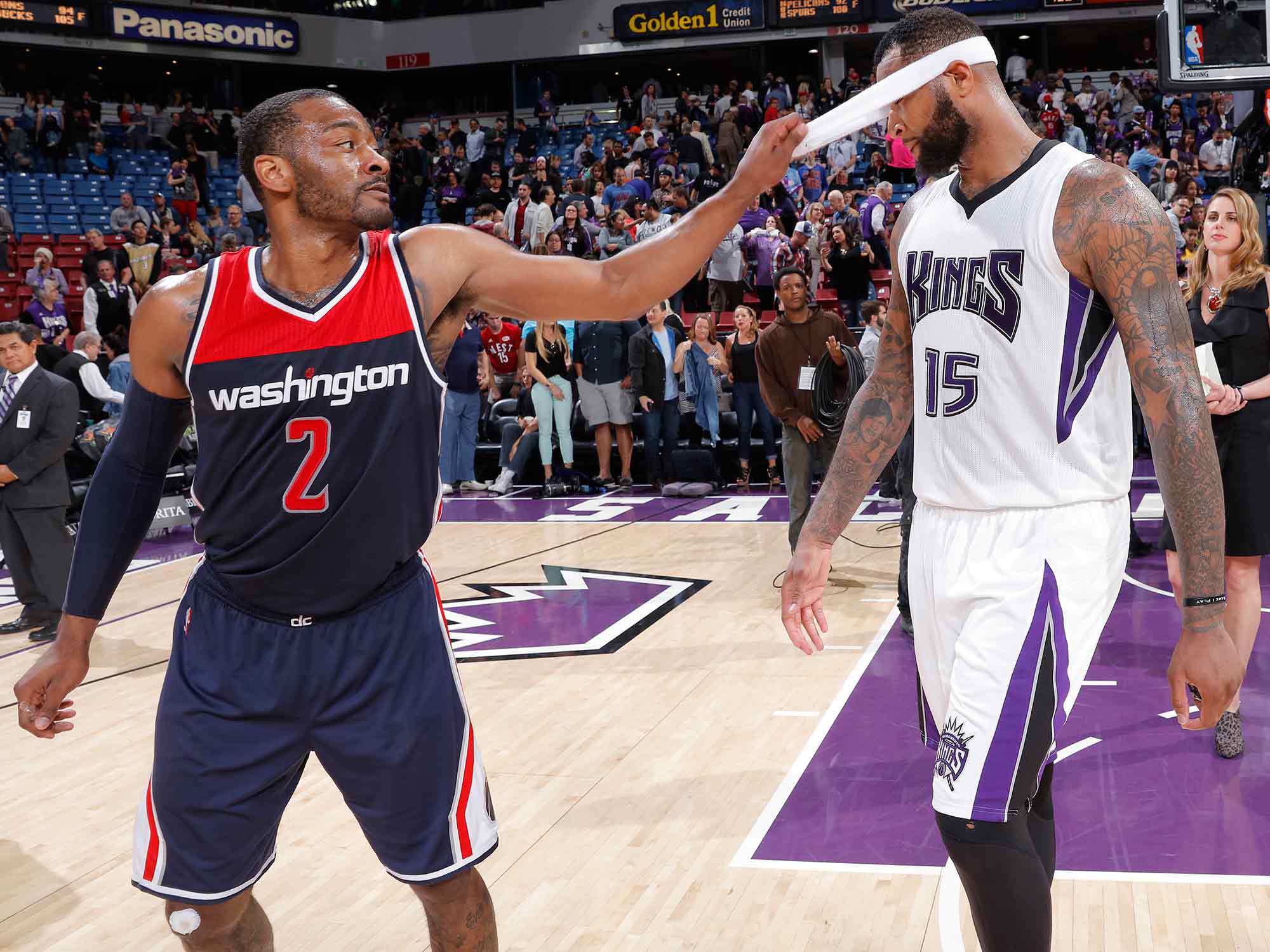 John Wall and DeMarcus Cousins