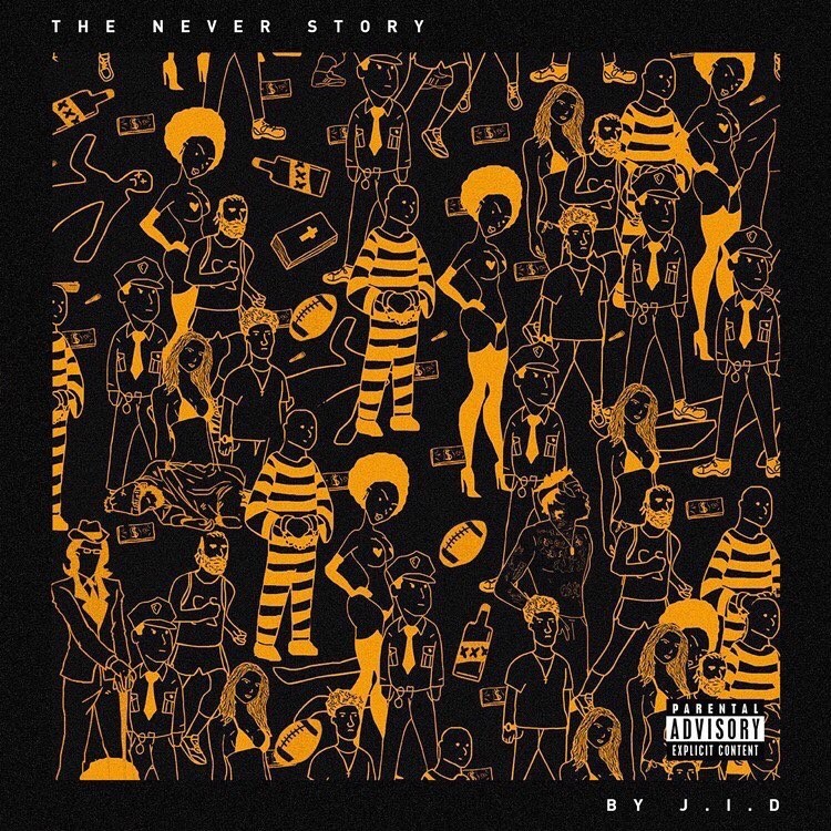 J.I.D. - The Never Story Artwork