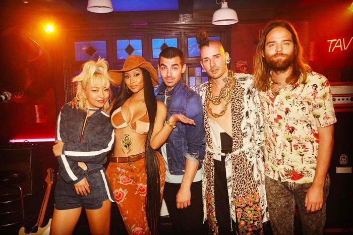DNCE Kissing Strangers Nicki Minaj
