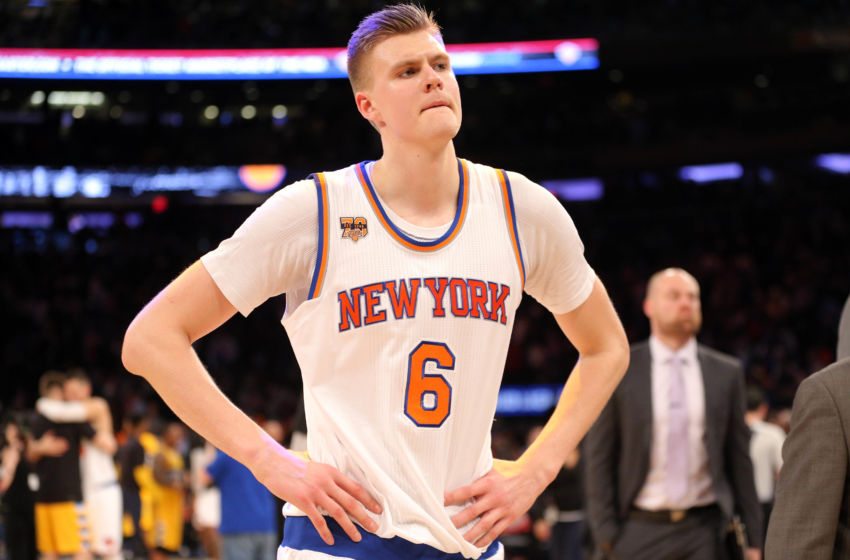 Kristaps Porzingis is determined to move past last year.