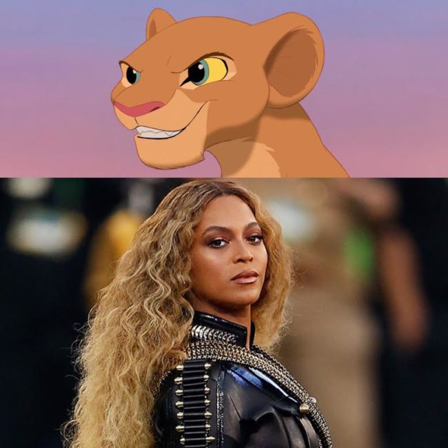 beyonce nala lion king