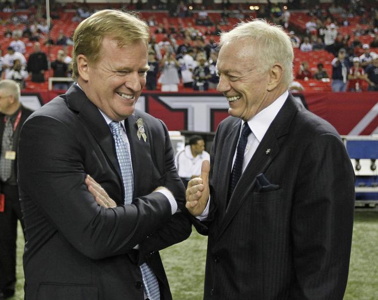 Roger Goodell, Jerry Jones